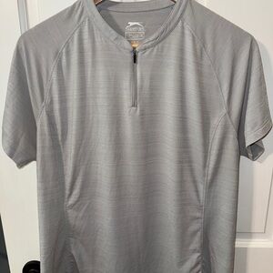 Slazenger Gray Short Sleeve Golf Tee